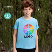Camiseta personalizada algodón suave y resistente de niño Seiyo 160