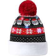 Gorro navideño con luz en suave acrílico personalizado.