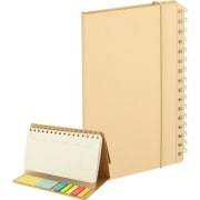 Libreta planificador de cartón reciclado con fácil soporte 