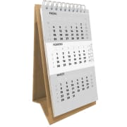 Calendario de mesa ecológico 2026 trimestral 11 x 17 cm