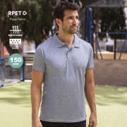 Polo técnico transpirable eco algodón reciclado Troky 150