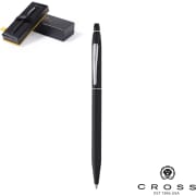 Bolígrafo classik click personalizado de tinta negra con elegante estuche Cross