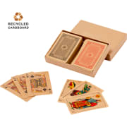 Sets barajas personalizado de cartón reciclado kraft