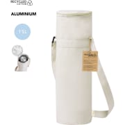 Bolsa térmica para botellas en algodón reciclado y aluminio (1.5l)