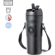 Bidón térmico elegante de acero inox con dosificador (700 ml)