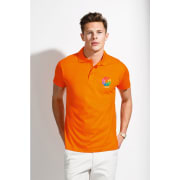 Polo punto liso ligero algodon semi peinado unisex personalizado prescott Sols 170