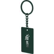 Llavero de elegante acero inoxidable personalizado