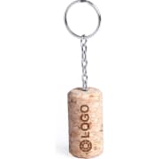 Llavero ecológico con forma de corcho de botella