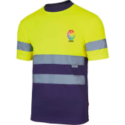 Camiseta técnica bicolor de alta visibilidad Velilla 140
