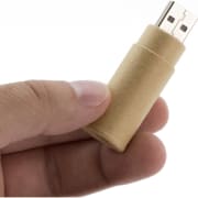 Pendrive cilíndrico ecológico de cartón reciclado (mín. 100)