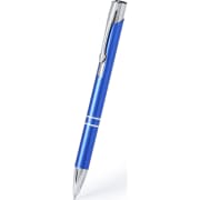 Bolígrafo de aluminio tinta azul