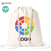 Mochila personalizada 100% algodón 180g/m2 color natural