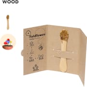 Stick de semillas personalizado de flores silvestres