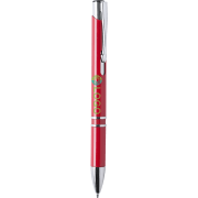 Bolígrafo personalizado en plastico y aluminio