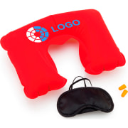 Set almohada, antifaz, tapones para los oídos