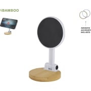 Soporte magnético plegable de bambú para merchandising