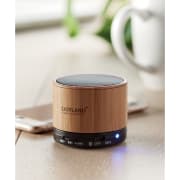 Altavoz bluetooth de bambú ecológico