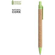 Bolígrafo eco de corcho natural y caña de trigo personalizado