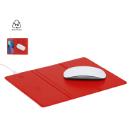 Alfombrilla antideslizante con cargador integrado y soporte para smartphone