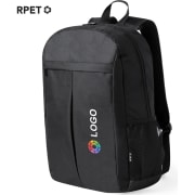 Mochila personalizada eco 600D RPET compartimentos acolchados para portátil 15'