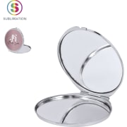 Espejo personalizado de metal con aumento 2x