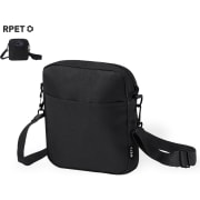 Bandolera personalizada RPET 600D con correa ajustable