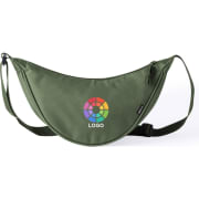 Riñonera bandolera de poliéster RPET 600D y cinta ajustable