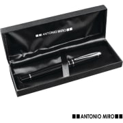 Bolígrafo roller metálico con estuche Antonio Miro