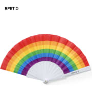 Abanico LGTBI personalizado de RPET