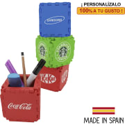 Cubo portalápices calendario en goma EVA personalizado