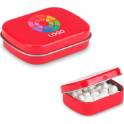 Caja metálica con caramelos