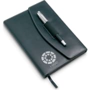 Libreta personalizada y elegante con bolígrafo de metal 21 x 15 cm