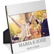 Marco portafotos de aluminio para bodas