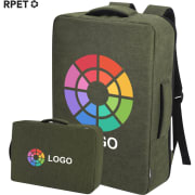Mochila portadocumentos RPET 300d portátil 15' 3 modalidades de transporte