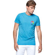 Camiseta tejido jaspeado poliéster y algodón Fox Roly