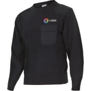 Jersey de trabajo en punto canalé 100% acrílico Velilla