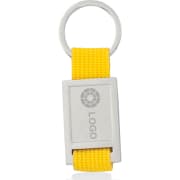 Llavero con cinta de poliester para doming