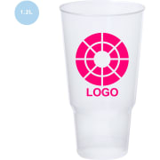 Vaso fiesta plastico semi rigido personalizado (1,2l)