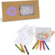 Ceras de colores y dibujos para colorear