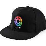 Gorra personalizada 5 paneles y visera plana