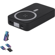 Powerbank ABS reciclado con fijación magnética USB c y lightning (10000 mAh)