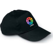 Gorra personalizada 5 paneles algodón cierre de plástico