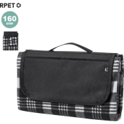 Manta picnic personalizada en RPET premium tartán bicolor 120x150cm
