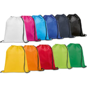Mochila gymsack personalizada de poliéster 210T