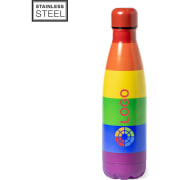 Bidón personalizado rainbow acero inoxidable multicolor (790 ml)