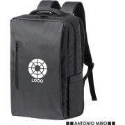 Mochila para portátil 15' y bolsillo tablet de polipiel acolchada Antonio Miro