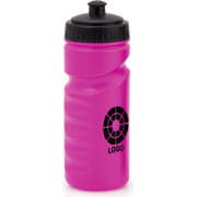 Bidón de plástico personalizado de colores (500 ml) fucsia