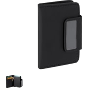 Tarjetero RFID en PU reciclada para 10 tarjetas