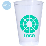 Vaso fiesta plastico ligero poco resistente personalizado (400ml)