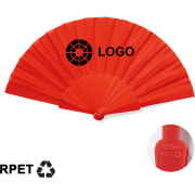 Abanico de plástico reciclado RPET personalizado